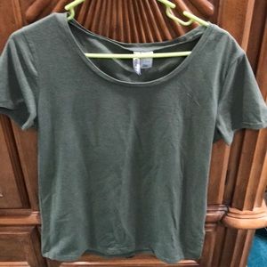 H&M’s tshirt size large olive green